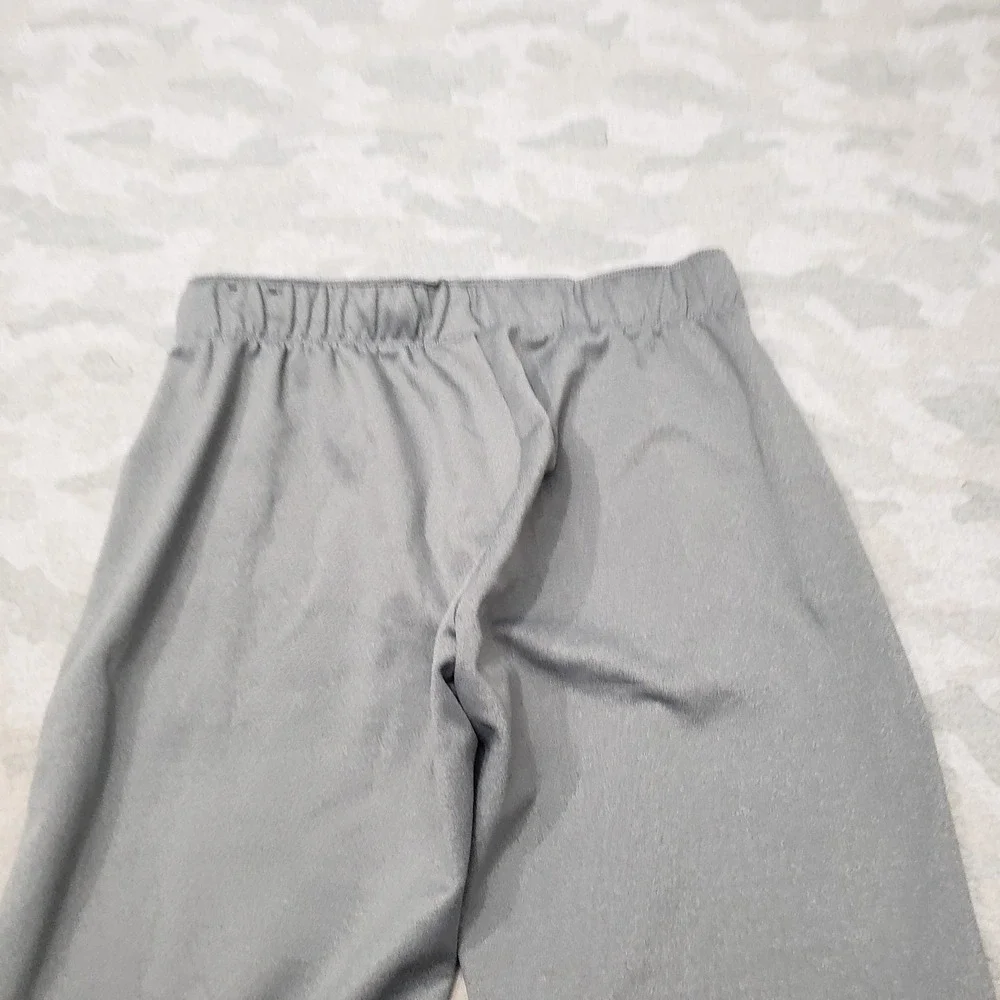 Nike Pants Womens Medium Gray Thermal Training Fleece Pockets Drawstring